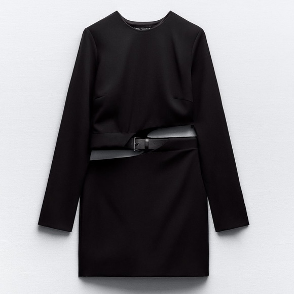 BELTED CUT OUT DRESS - Picture 8 of 10